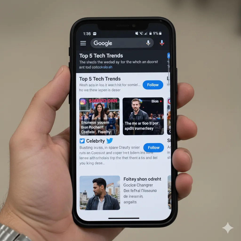 Google Discover Adds Social Media Posts and Follow Buttons